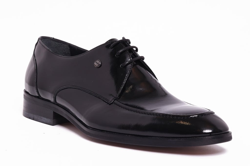 [A0031379] Tesla shoes 2529 shiny sole with tie (39)