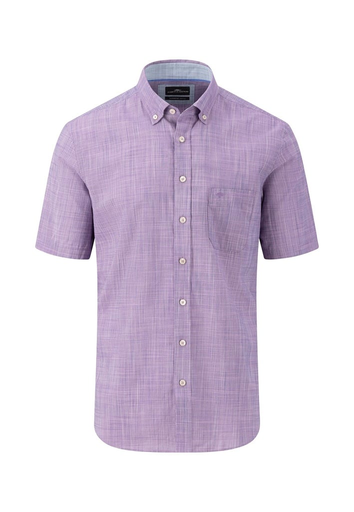 FYNCH HATTON Shirt 1404 8091 SLEEVE 1/2 (S, 1404 8091-404)