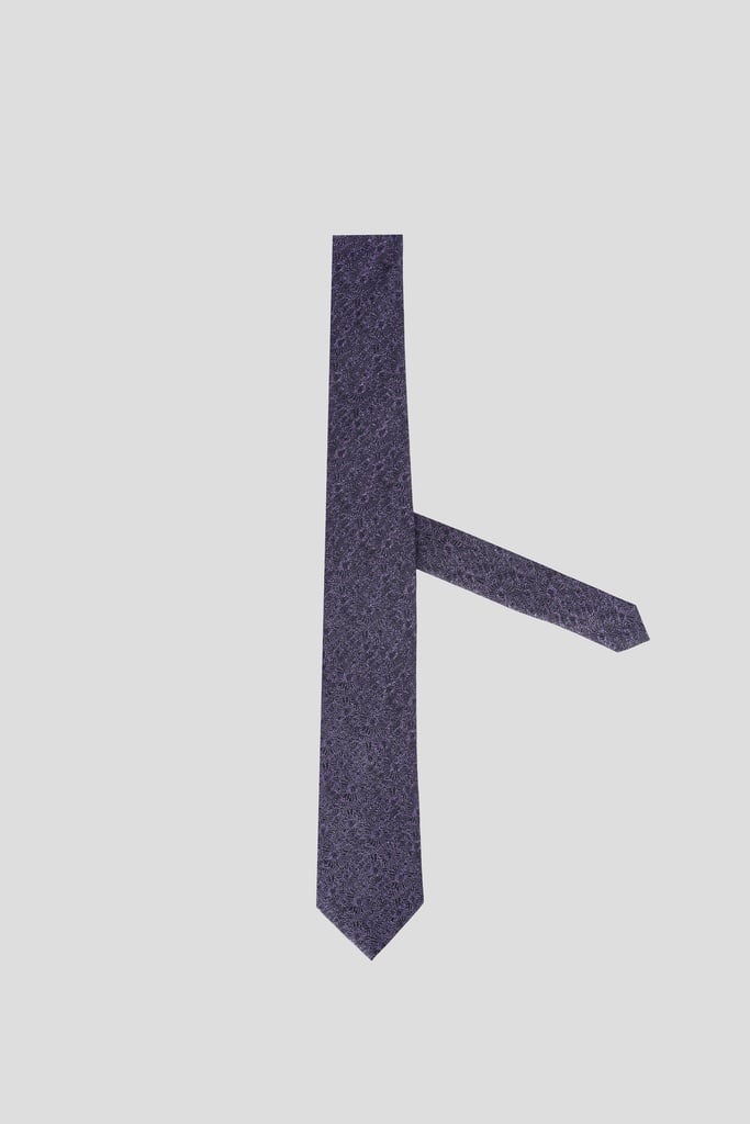 Mr.Buttermaker Tie T12-001 (purple black rose)