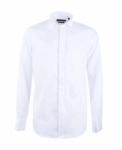 PAVAROTTI Shirt BHJ04041-2602045 WHITE CLASSIC - HB DOUBEL CUF