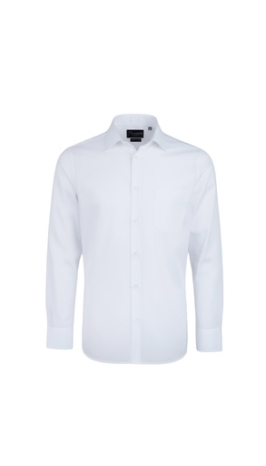 PAVAROTTI Shirt BHJK04001-2600447-W1 96% - 4% WHITE CLC CLASSIC NORMAL W-25