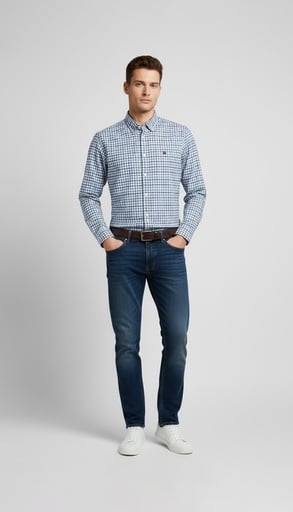 DI PORTO Shirt AW2233 SLIM W-25