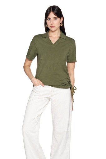 GEOX Tshirt W6510B T3349 T-SHIRT V NECK - BCI COTTON