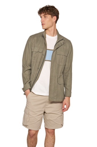 GEOX Jacket M6520F T3345 RECANATI FIELJKT - LINEN C