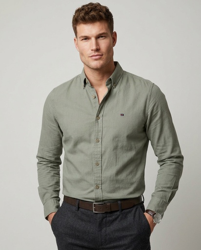 DI PORTO SHIRT SARGA SLIM 1/1 SLEEVE