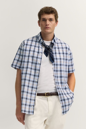 BUGATTI SHIRT 9450 18337E 1/2 SLEEVE