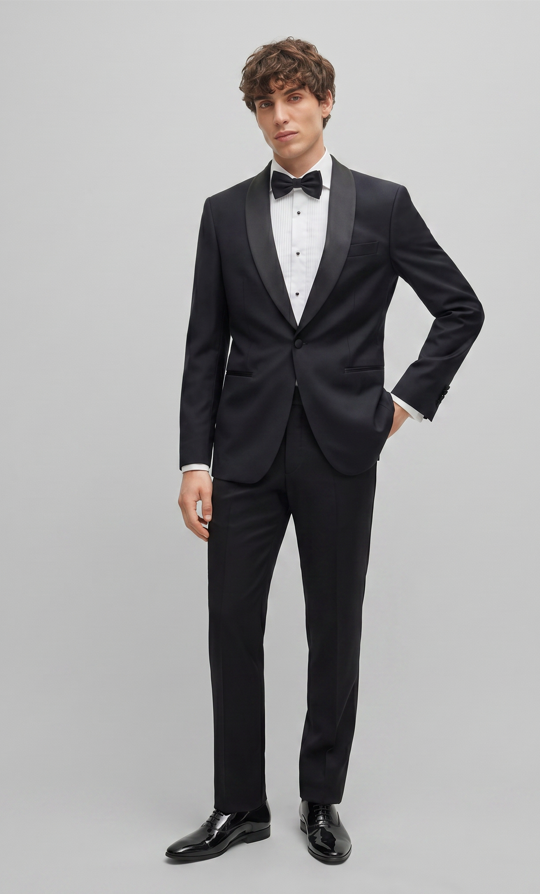 Di Porto Suit Tuxedo Sateen