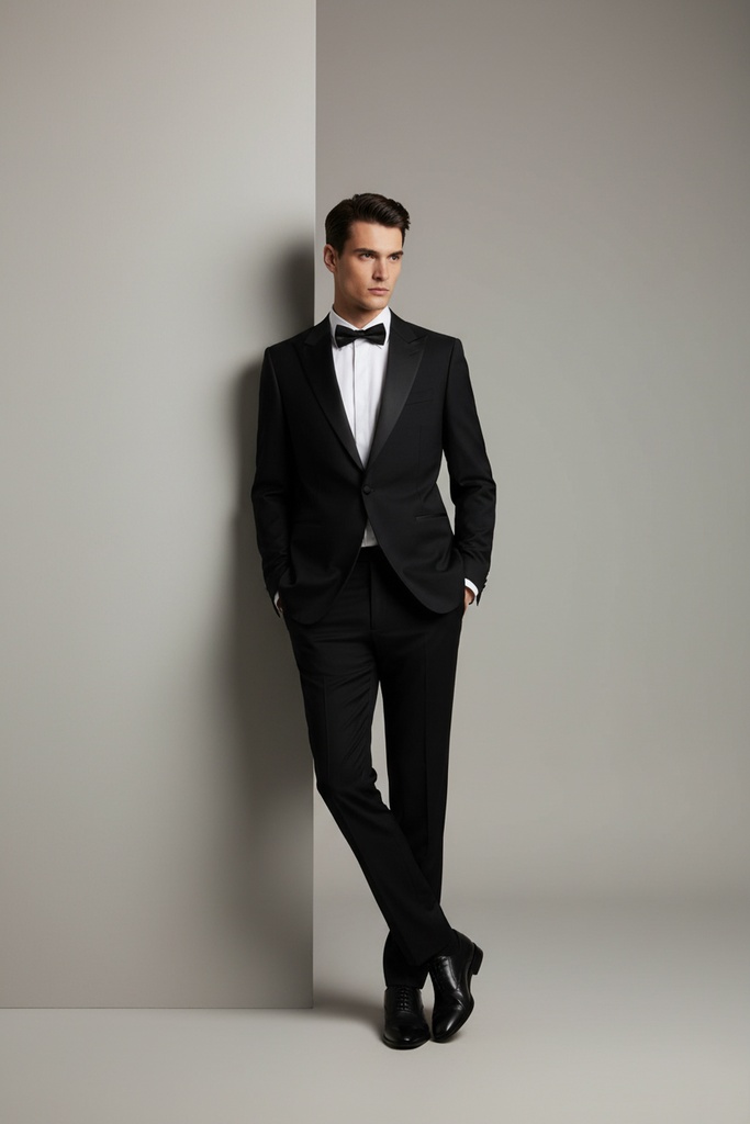 Di Porto Suit Tuxedo Sateen